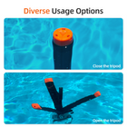 TELESIN Floating Hand Grip Tripod Waterproof Extendable Selfie Stick for GoPro Insta360 DJI Osmo Action Camera