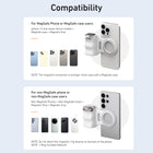 TELESIN Fun Shot Magnetic Grip for iPhone & Android | DSLR Camera Style Shutter Grip with Detachable Wireless Shutter Button