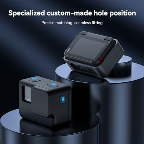 TELESIN 3 in 1 Silicone Case for Insta360 Ace | Lens, Body, Back Screen Cover, Protective Sleeve for Insta360 Ace