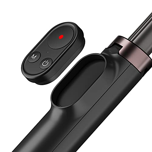 TELESIN Wireless Remote Control Selfie Stick for GoPro HERO11 HERO10 HERO9 GoPro Max with Phone Holder Clip and Tripod for Action Camera Mobile Phone TE-RCSS-001-1, 60CM