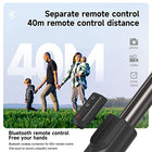 TELESIN 1.3m Wireless Remote Control Selfie Stick for GoPro HERO12 HERO11 HERO10 HERO9 Max with Phone Holder Clip and Tripod for Action Camera Mobile Phone