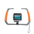 TELESIN Diving Rig Handheld Stabilizer for GoPro HERO 11 10 9 8 with Cold Shoe Mount Wrist Strap for DJI Action 2 Osmo Action Insta360 ONE R Action Cameras