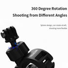 TELESIN Action Camera Bike Handlebar Mount Clip for GoPro with Adjustable Design, Motorcycle Handlebar Mount for DJI Action 2/OSMO Action/Pocket 2/Pocket/Insta360