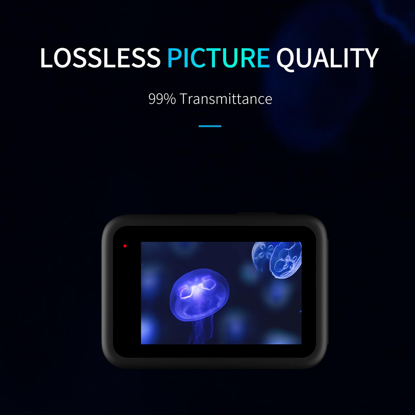 TELESIN Tempered Glass Screen Protector for GoPro HERO13 | HD Transparent Screen Lens Full Coverage Protective Film Set for GoPro 13