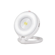 TELESIN Magnetic Mini Flashlight for Phone | Portable LED Flash Light Compatible with MagSafe, 15W 5000Lux 180° Adjustable with Bluetooth Control (White)