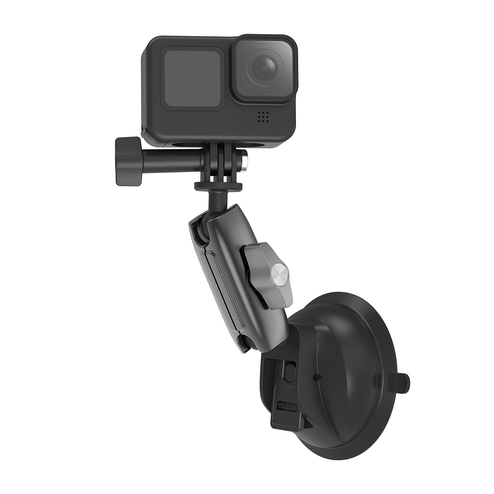 TELESIN Action Camera Universal Suction Cup Mount 360 Degree Rotatable for GoPro, Insta 360, DJI Action 2, Osmo Action, Osmo Pocket and Mobile Phone