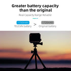 TELESIN Battery for GoPro HERO12 HERO11 HERO10 HERO9 Black | Camera Battery for GoPro 12 11 10 9 - Yellow