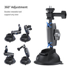 TELESIN Action Camera Universal Suction Cup Mount 360 Degree Rotatable for GoPro, Insta 360, DJI Action 2, Osmo Action, Osmo Pocket and Mobile Phone
