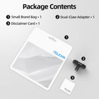 TELESIN Magnetic Quick Release Mount for Insta360 Ace/Ace Pro | Aluminum Snap-On Magnetic Two-Claw Base Mount with 1/4" Screw Hole