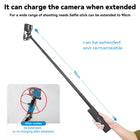TELESIN Selfie Stick 10000mAh Battery with USB-C Cable for Action Camera
