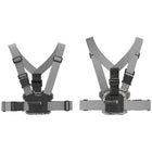 TELESIN Chest Strap Mount, Front & Back Dual Angle Chest Harness Wearing Belt Mount for GoPro, Insta360. DJI Action 2 Osmo Action Camera Accessories