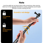 TELESIN 2nd Gen 1.2 Meter Carbon Fiber Selfie Stick for Action Camera, Invisible Stick for Insta360 ONE RS, ONE X3-120CM