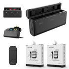 TELESIN 2-Pack Stamina Enduro Battery and Pocket Storage Charger Bundle for GoPro HERO13 | Multifunctional Charger with Flat Design for GoPro 13