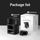 TELESIN Aluminum Alloy Quick Release Extension Frame For DJI Osmo Pocket 3 | Two Claw Adapter 1/4 Screw With Cold Shoe Interface