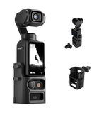 TELESIN Aluminum Alloy Quick Release Extension Frame For DJI Osmo Pocket 3 | Two Claw Adapter 1/4 Screw With Cold Shoe Interface