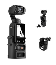 TELESIN Aluminum Alloy Quick Release Extension Frame For DJI Osmo Pocket 3 | Two Claw Adapter 1/4 Screw With Cold Shoe Interface