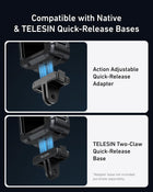 TELESIN Aluminum Alloy Protective Frame Case for DJI Osmo Action 6