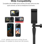 TELESIN Flexible Mount with Phone Holder for Action Camera and Mobile Phone