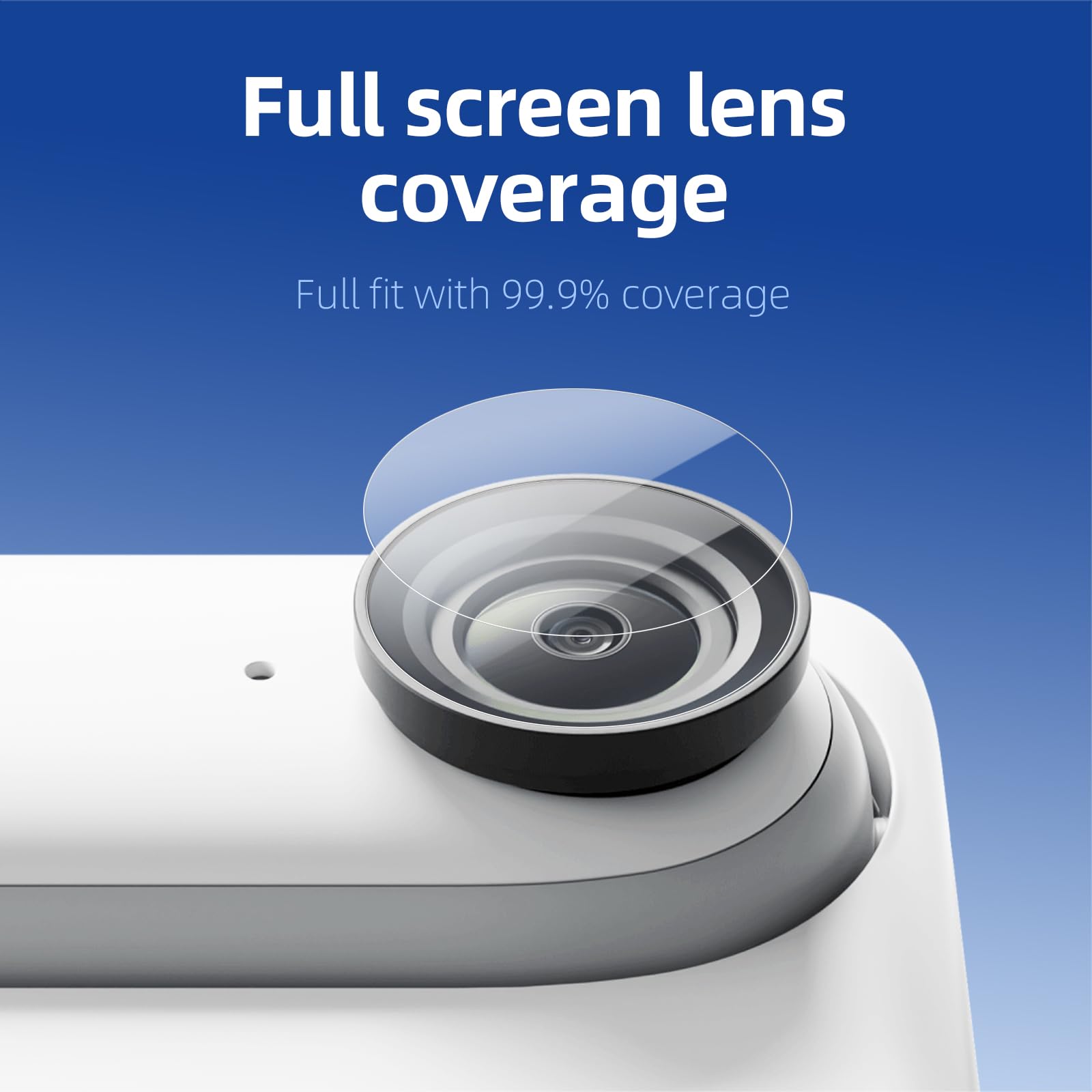 TELESIN Tempered Glass Screen & Lens Protector for Insta360 GO 3 Action Camera | HD Ultra Clear Waterproof Dust-proof Anti-Scratch for Insta360 GO3 Accessories