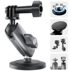 TELESIN Aluminum Alloy Magnetic Camera Mount | 360 Rotation Magic Arm Car Body Magnet Metal Attachment for GoPro Insta360 DJI Action Camera