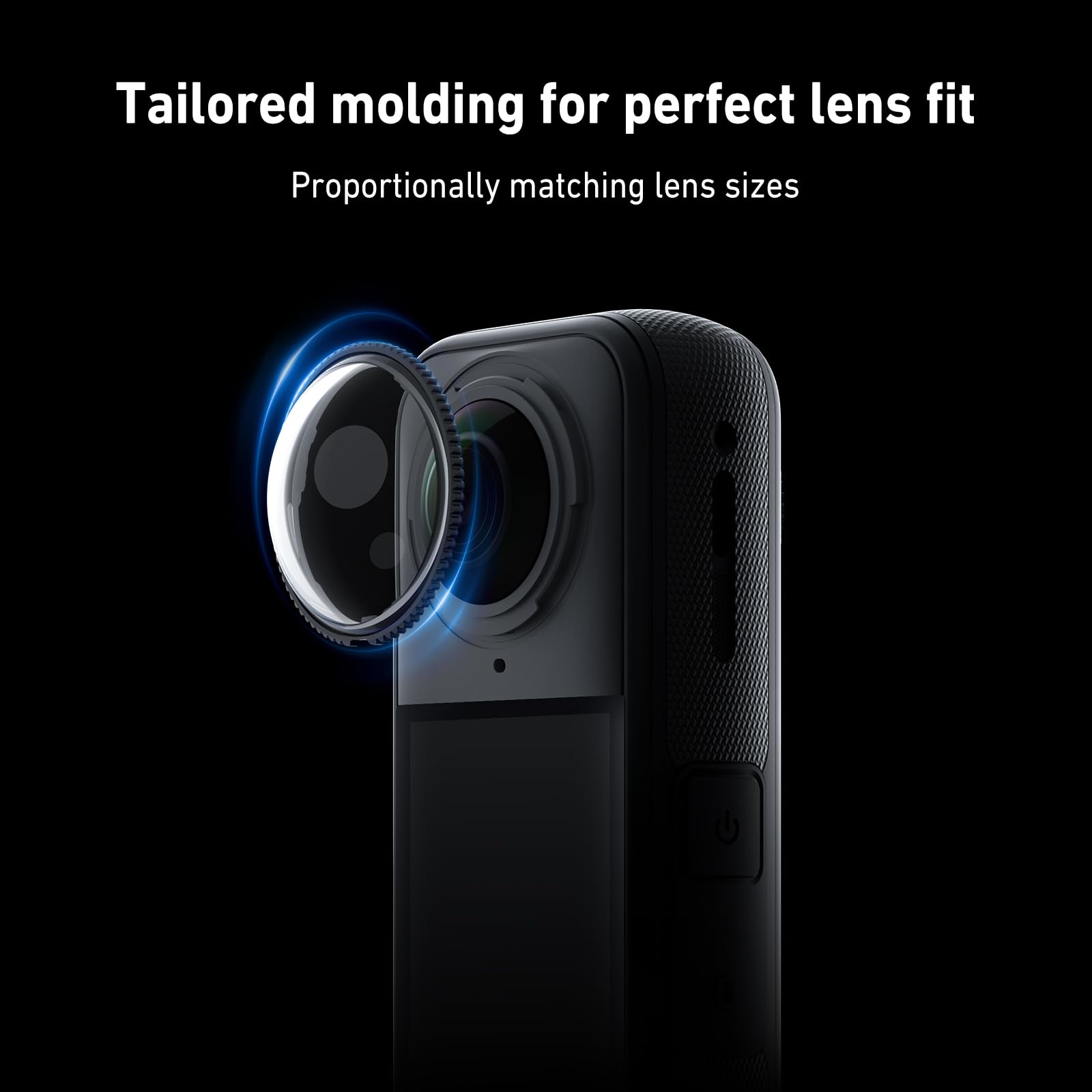TELESIN Dual Lens Protection Cover For Insta360 X5 | Scratch Resistant Lens Protector X5