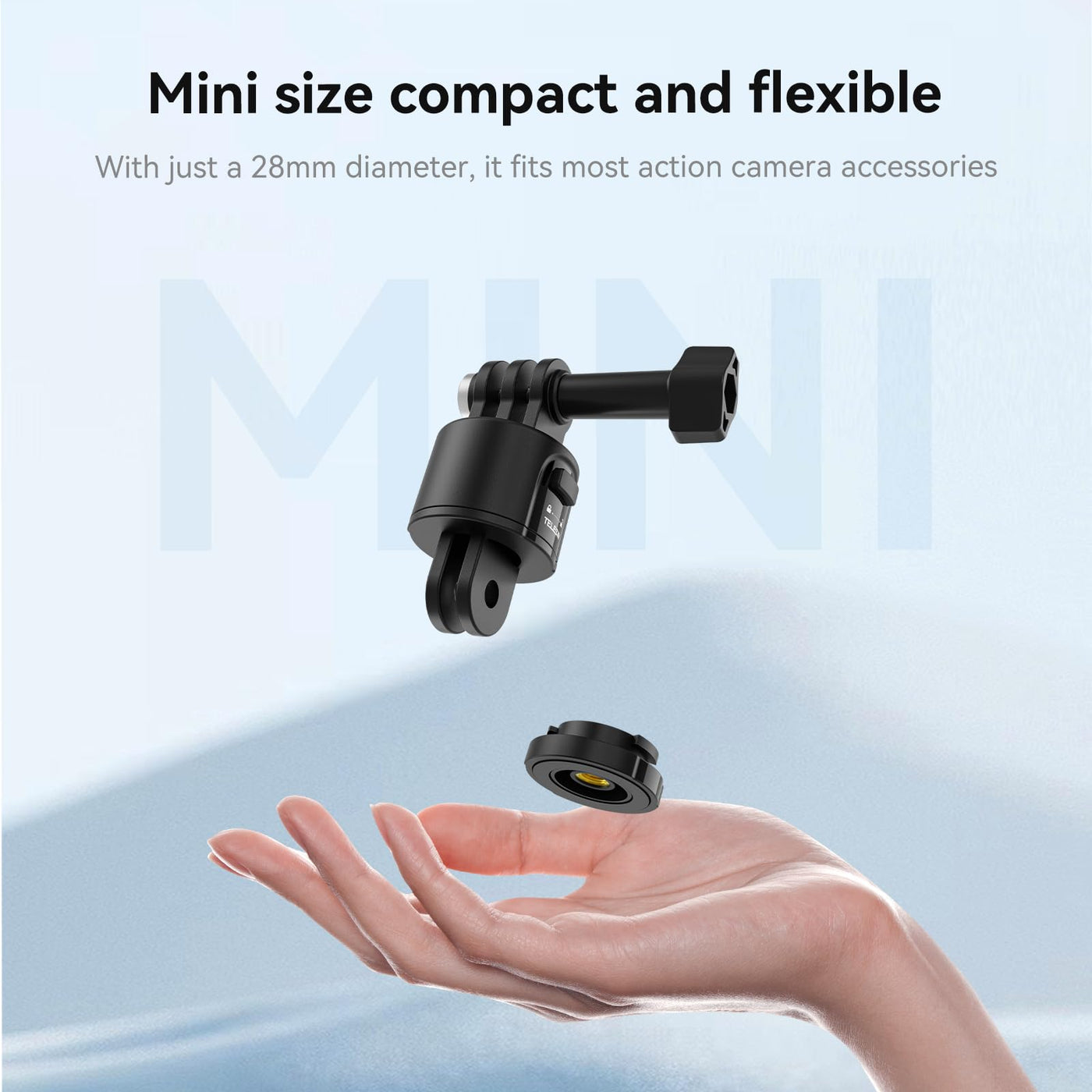 TELESIN Quick Release Mount Adapter Base for GoPro Accessories | Magnetic Camera Tripod Mounts for Insta360 DJI Osmo Pocket DJI Action Camera