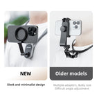 TELESIN Magnetic Neck POV Mount for Mobile Phone | Cell Phone Neck Holder Vlog Selfie Mount Hand Free Chest Stand Strap for iPhone 15 14 13 12 Series Android Phones - Grey