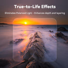 TELESIN 4 Pack CPL ND8 ND16 ND32 Filter Set for Insta360 Ace Pro / Ace Pro 2 | CPL Polarizer Neutral Density Filters with Multi Coated HD Optical Glass/Aluminum Frame