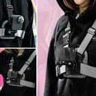 TELESIN Chest Strap Mount, Front & Back Dual Angle Chest Harness Wearing Belt Mount for GoPro, Insta360. DJI Action 2 Osmo Action Camera Accessories