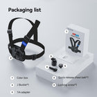 TELESIN S2 Upgraded Quick Release Chest Mount Compatible with GoPro Insta360 DJI Osmo | Action Camera Chest Strap Harness