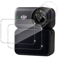 TELESIN 2 Pack DJI Osmo Nano Tempered Glass Screen Protector | Ultra HD, 9H Hardness, Scratch Resistant Tempered Film and PET Lens Protector