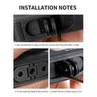 TELESIN Replacement Adapter Mount with 1/4 Tripod Connector Port Compatible with GoPro Hero 12 Hero 11 Hero 10 Hero 9 Hero 8 Max, Dual Interface Design for Straightly Mounting with Selfie Stick