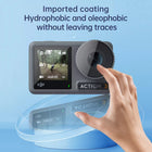 TELESIN Tempered Glass Screen Protector Set for DJI Osmo Action 3 Action 4 Screen Lens Protector