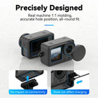 TELESIN Silicone Case with Lens Cap for DJI Osmo Action 5 Pro Action 4 Action 3 Silicone Protective Cover
