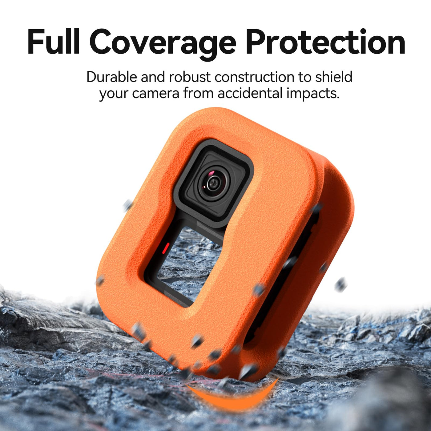 TELESIN Floaty Case for GoPro HERO13/12/11/10/9 | Buoyant Floating Housing for GoPro 13 12 11 10 9 Suitable for Snorkeling, Surfing, Water Skiing