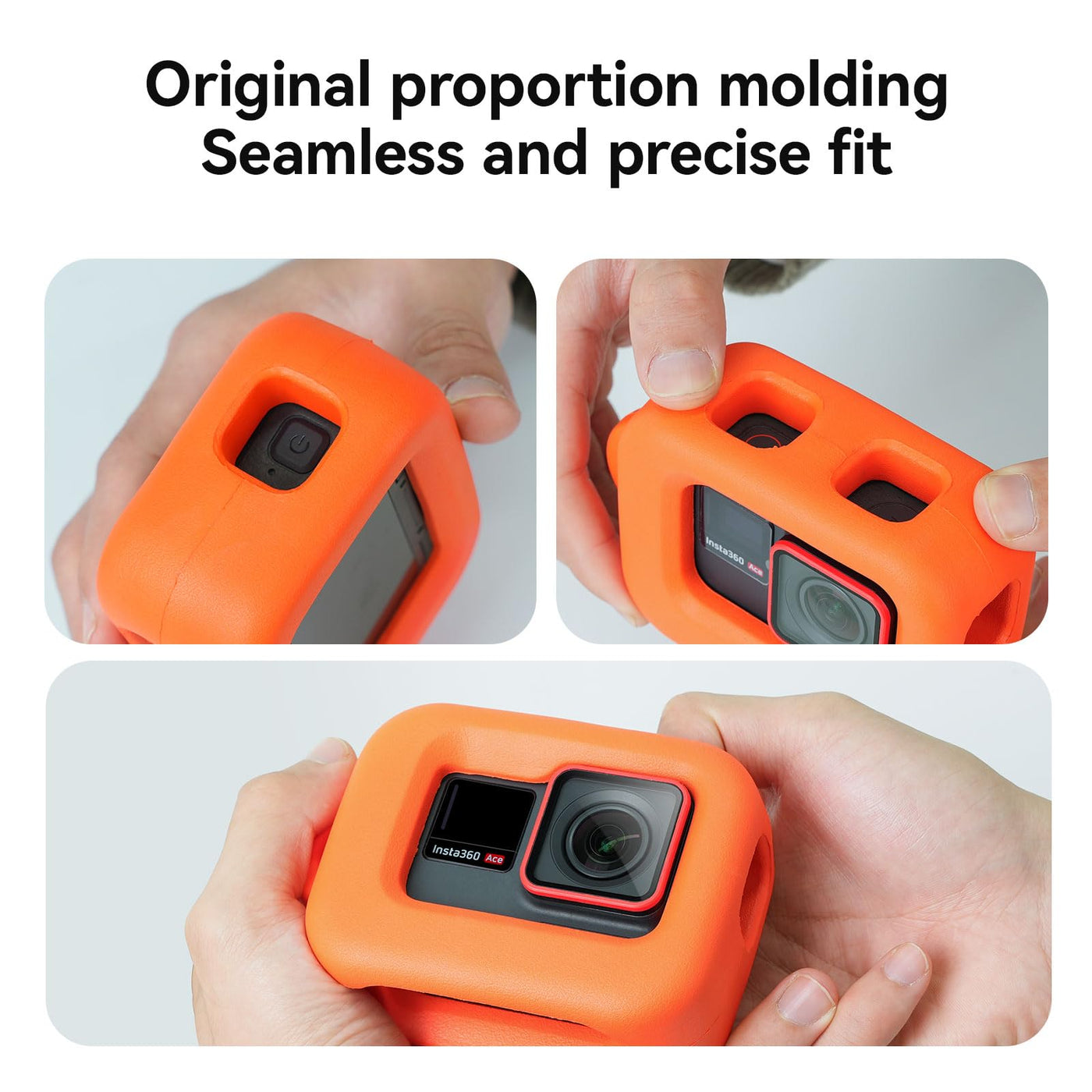 TELESIN Floating Case for Insta360 Ace/Ace pro | Snorkeling, Surfing Floaty Frame Compatible with Insta360 Ace/Ace Pro