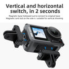 TELESIN Metal Cage for DJI Osmo Action 3 & Action 4 | Quick Release | Dual Cold Shoe Mount | Aluminum Alloy | Vertical & Horizontal Angle