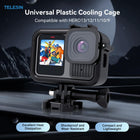 TELESIN Upgraded Protective Housing Case for GoPro HERO13 HERO12 HERO11 HERO10 HERO9 Black | Plastic Frame Vlog Cage with 1/4" Thread & Cold Shoe Mount