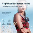 TELESIN Magnetic Neck Hanging Camera Holder for GoPro Insta360 DJI Action Sports Camera, Vlog Neck Lanyard Body Strap Mount for Action Camera
