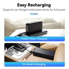 TELESIN Triple Slot Battery Charger for DJI Osmo Action 3 4 | Battery Charging Carry Case with Type-C Cable for Action 3/4