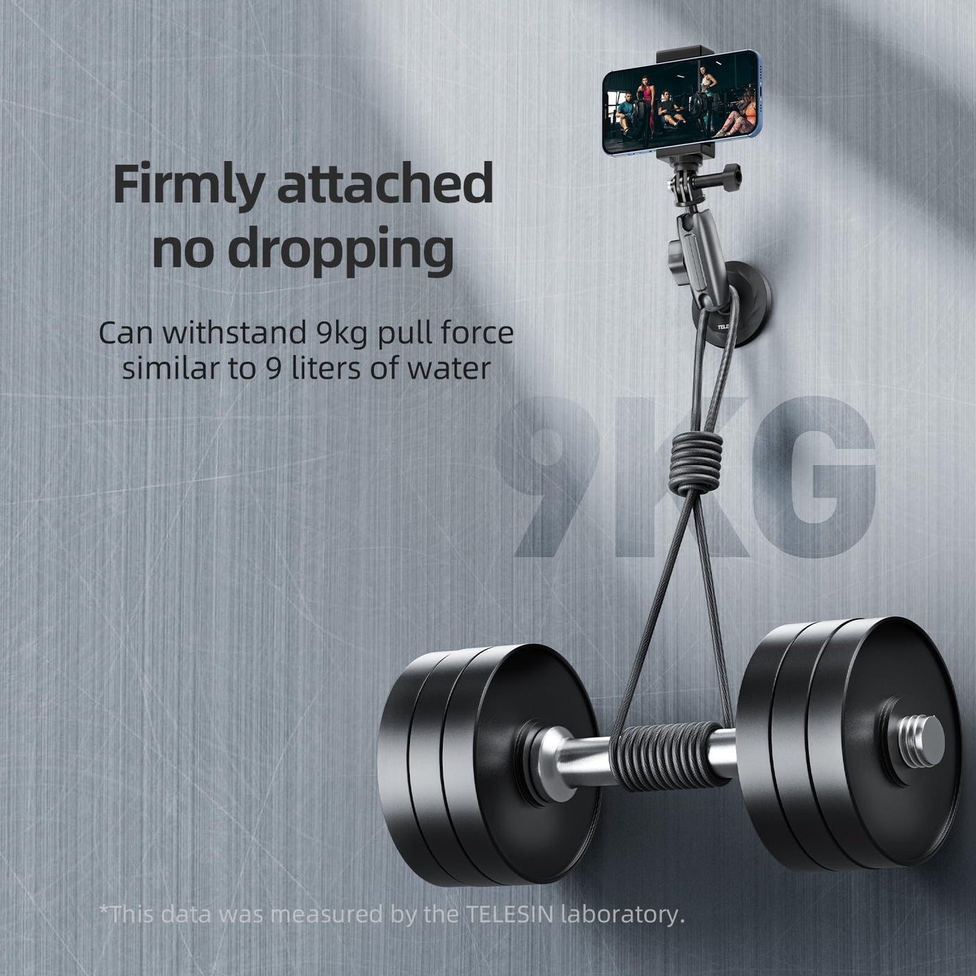 TELESIN Aluminum Alloy Magnetic Camera Mount | 360 Rotation Magic Arm Car Body Magnet Metal Attachment for GoPro Insta360 DJI Action Camera