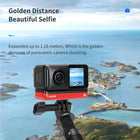TELESIN Upgraded 1.16 Meters Carbon Fiber Ultra Light Selfie Stick for GoPro Osmo Action Camera, Invisible Stick for GoPro MAX, Insta360 ONE R ONE X2