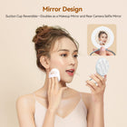 TELESIN Magnetic Suction Phone Mount | Anti-Slip Mirror Shower Hands-Free Phone Holder Compatible with MagSafe iPhone 17 16 15 14 13 12 & Magnetic Phone Case