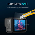 TELESIN Tempered Glass HD Film Screen Protector for GoPro Hero 12 Hero 11 Hero 10 Hero 9 Black Tempered Glass for Screen and Lens, HD Film for Front LCD Display