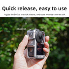 TELESIN Metal Cage for DJI Osmo Action 3 & Action 4 | Quick Release | Dual Cold Shoe Mount | Aluminum Alloy | Vertical & Horizontal Angle