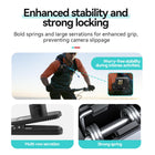 TELESIN S2 Quick Release Magnetic Backpack Strap Mount | 360 Degree Swivel Clip Compatible with GoPro Insta360 DJI Action Osmo Pocket Accessories