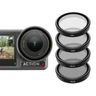 TELESIN CPL/ND8/ND16/ND32 Filter Set for DJI Osmo Action 3 Action 4