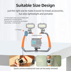 TELESIN Diving Rig Handheld Stabilizer for GoPro HERO 11 10 9 8 with Cold Shoe Mount Wrist Strap for DJI Action 2 Osmo Action Insta360 ONE R Action Cameras