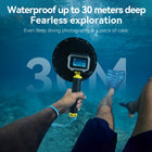 TELESIN Waterproof Dome Port for DJI Osmo Action 3 4 Camera | Underwater Housing Case with Floating Handle Grip Diving Snorkeling Accessories