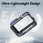 TELESIN Aluminum Metal Cage for DJI Action 5 Pro Action 4 Action 3 | Lightweight Protective Frame Housing with ND/CPL Lens Filter Compatibility and 1/4 Cold Shoe